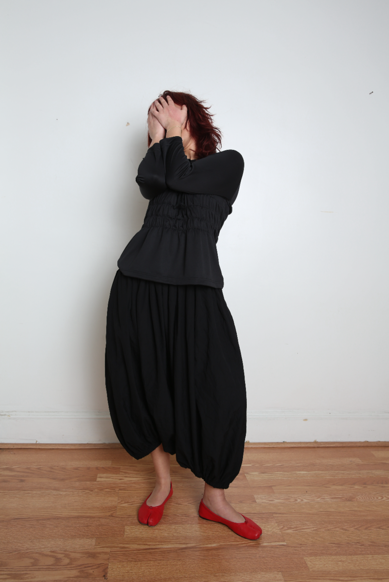Comme des Garçons Drop-Crotch Trousers - Black | Garmentory