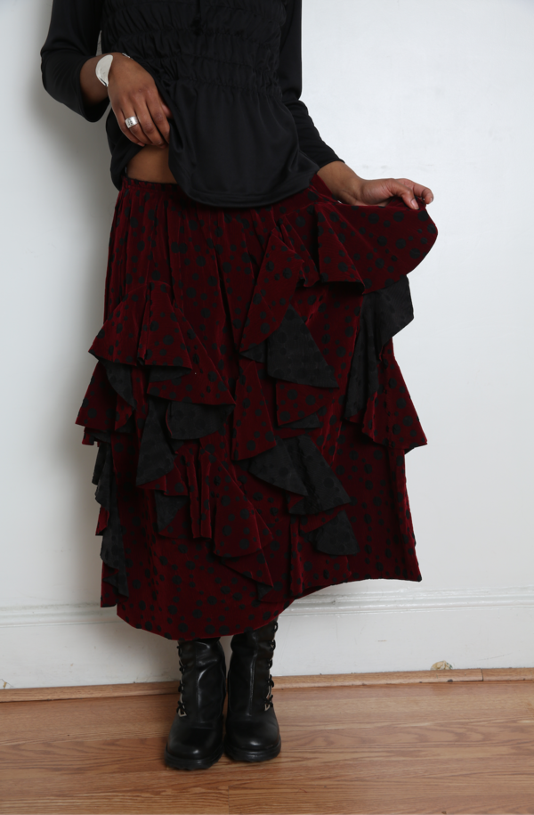 ワンピース COMME DES GARCONS Women Long Skirts GLO010W231 Comme Des Garcons Nylon Long Skirt Women's M Black Opaque