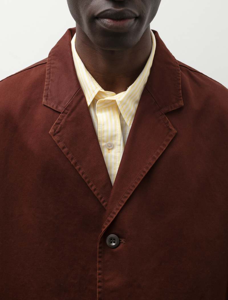 ジャケット Acne Studios Single-breasted blazer Brown Acne Studios Blazer Single-Breasted Chestnut | WAKAKUU