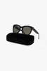 Linda Farrow Jenson Sunglasses - Black - Thumbnail 4