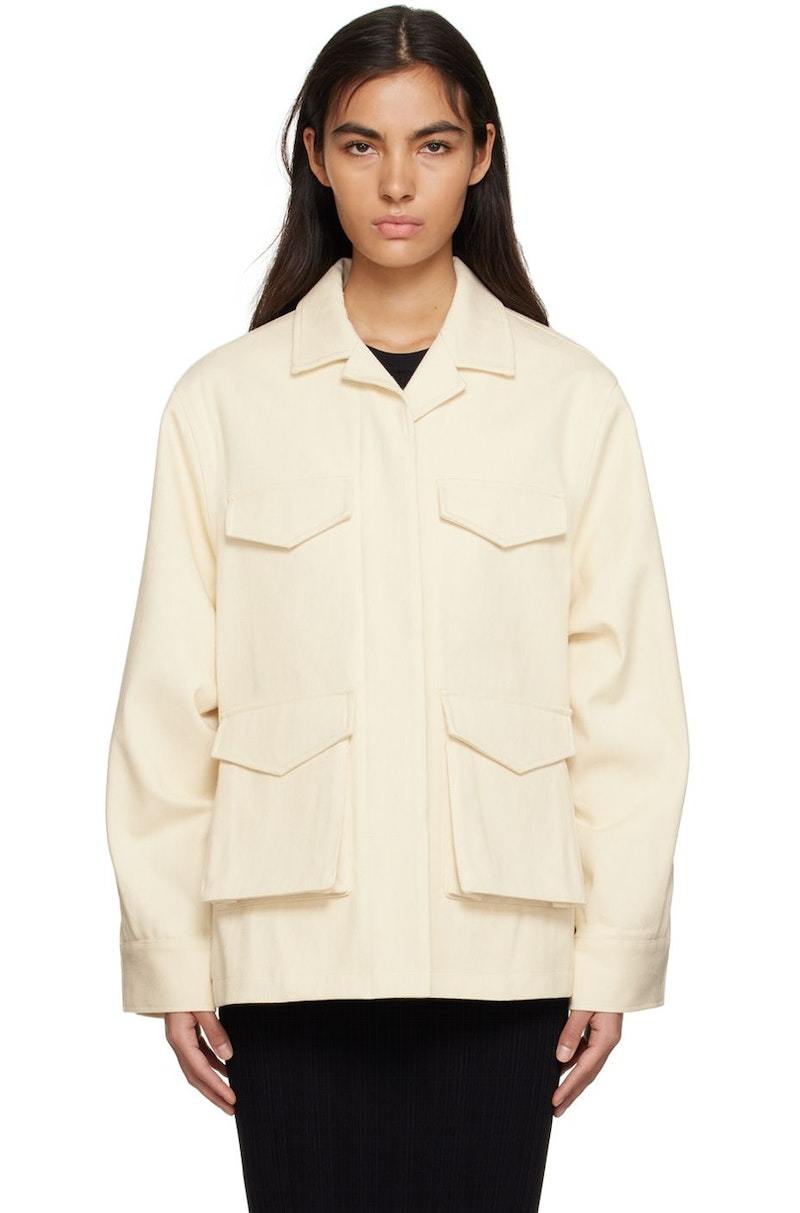 Totême Army Jacket - Ecru | Garmentory