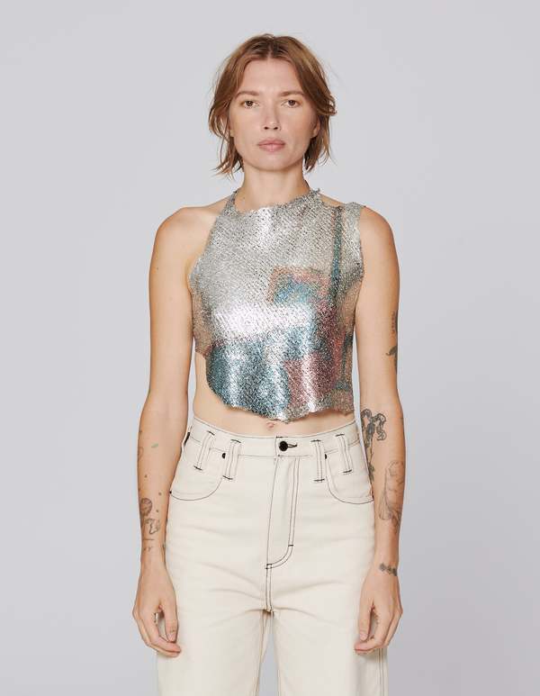 ECKHAUS LATTA Halter - Silver Underwood Foil