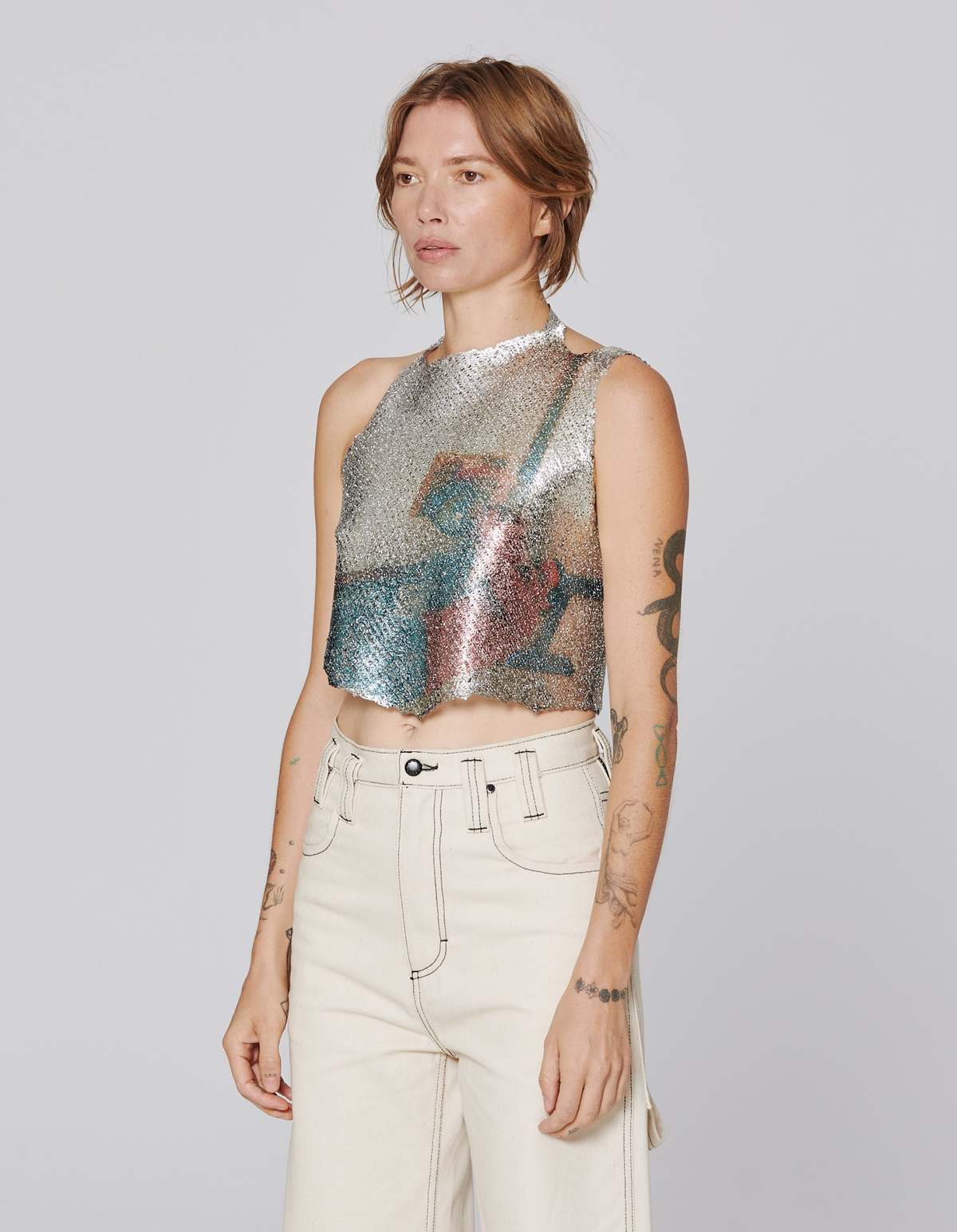 ECKHAUS LATTA Halter - Silver Underwood Foil - Image 2 of 5
