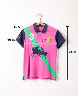 Vintage Polo Ralph Lauren Challenge Cup Crest Polo - Pink | Garmentory