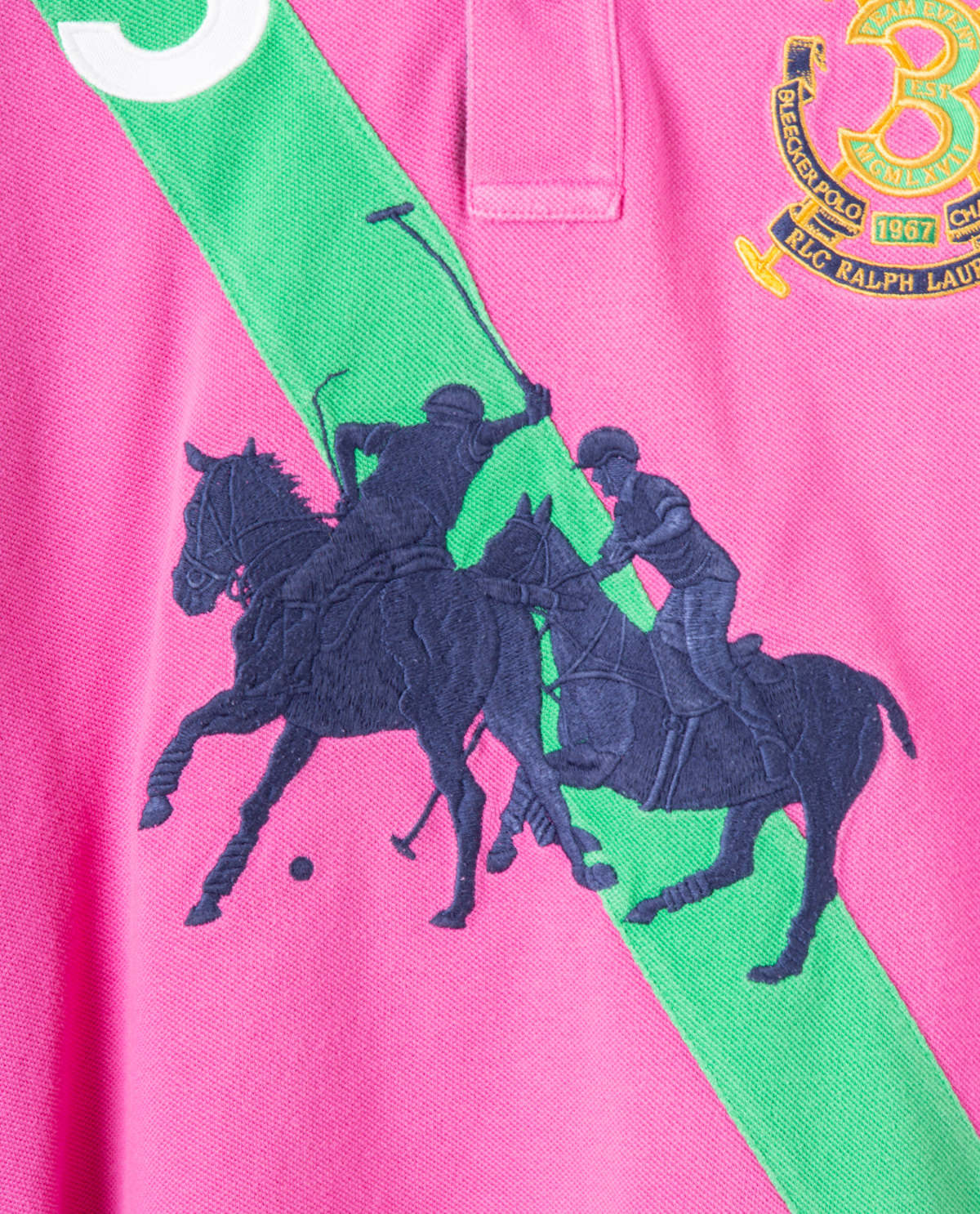 Vintage Polo Ralph Lauren Challenge Cup Crest Polo - Pink | Garmentory