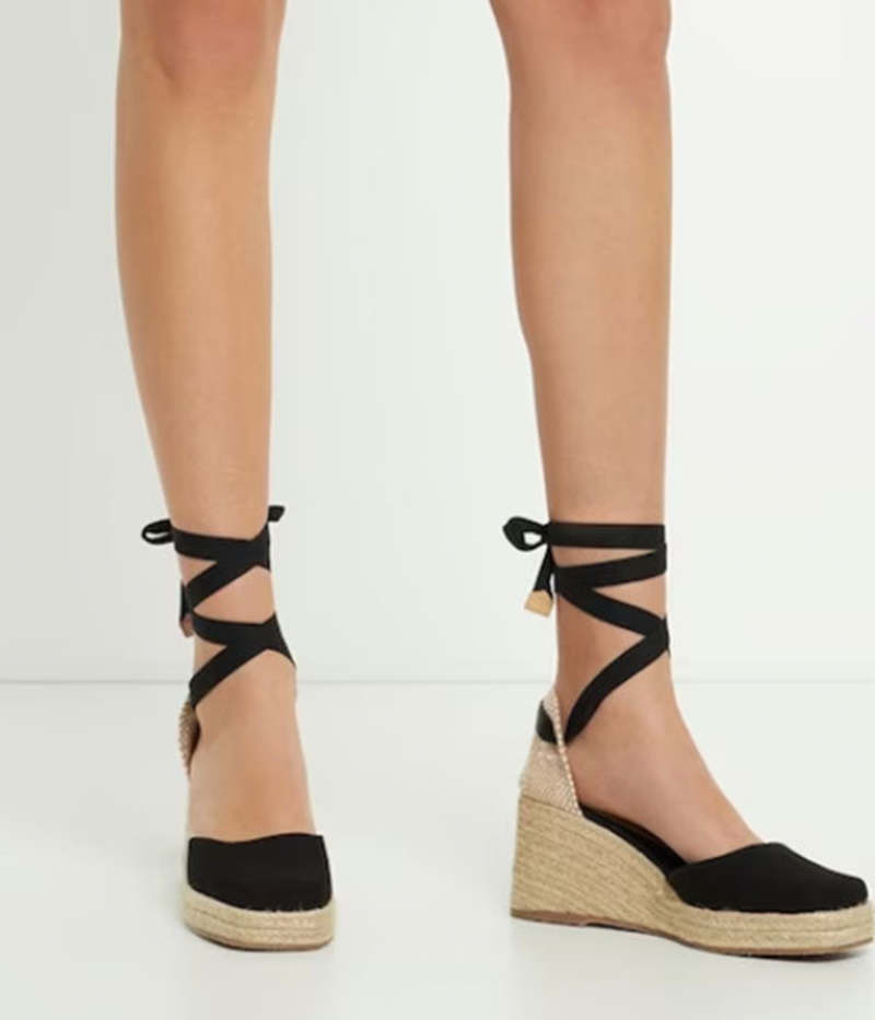 サンダル・ミュール Castaner SS24 ESPADRILLE TINA (TINAJUTE/001_NEGRO) Castaner - Tina jute wedge espadrilles Sand - The Corner