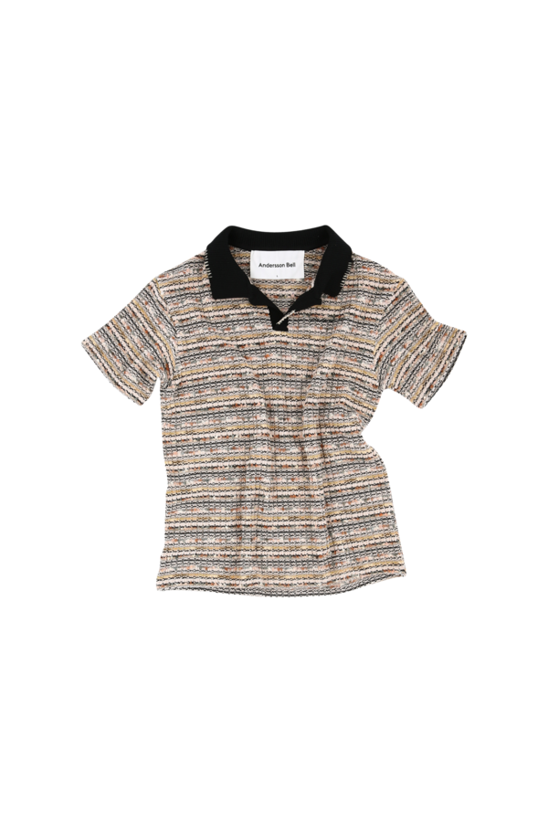 ANDERSSON BELL Crea Boucle Collar Knit - Beige | Garmentory