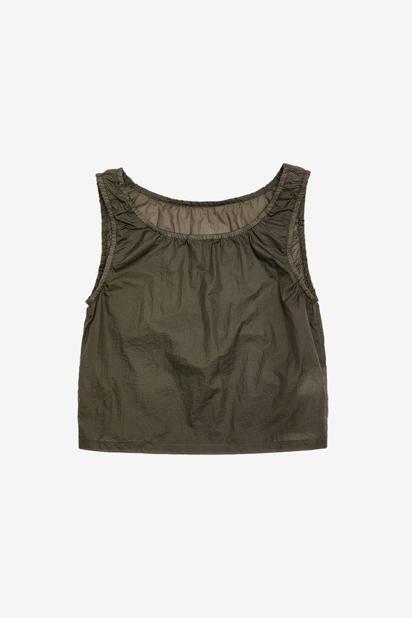 AMOMENTO String Square Neck Top | Garmentory