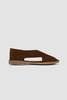 Jacques Soloviere Biarritz Sandals Suede Calf - Brown - Thumbnail 3
