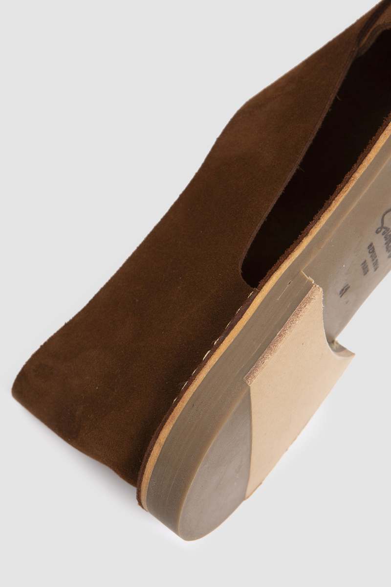 Jacques Soloviere Biarritz Sandals Suede Calf - Brown