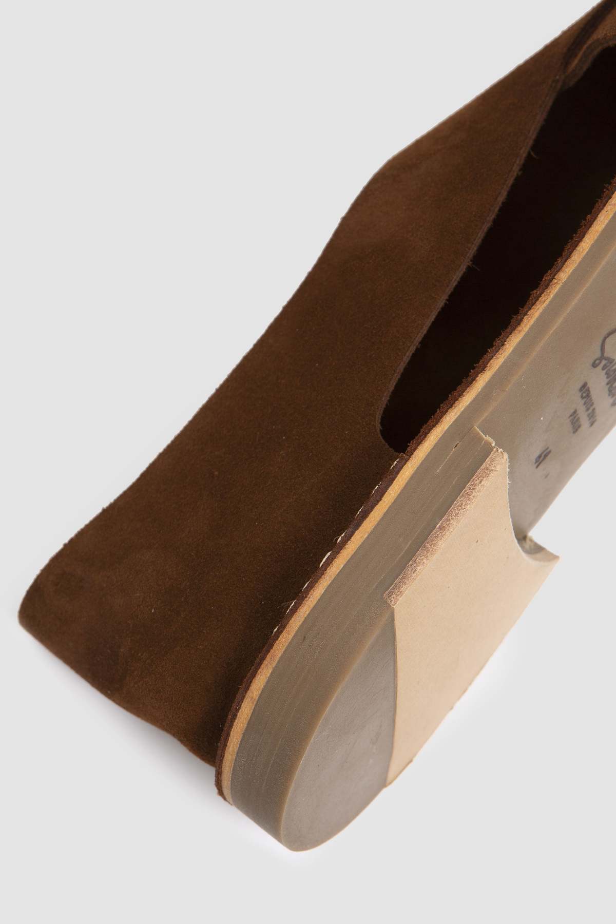 Jacques Soloviere Biarritz Sandals Suede Calf - Brown - Image 6 of 6