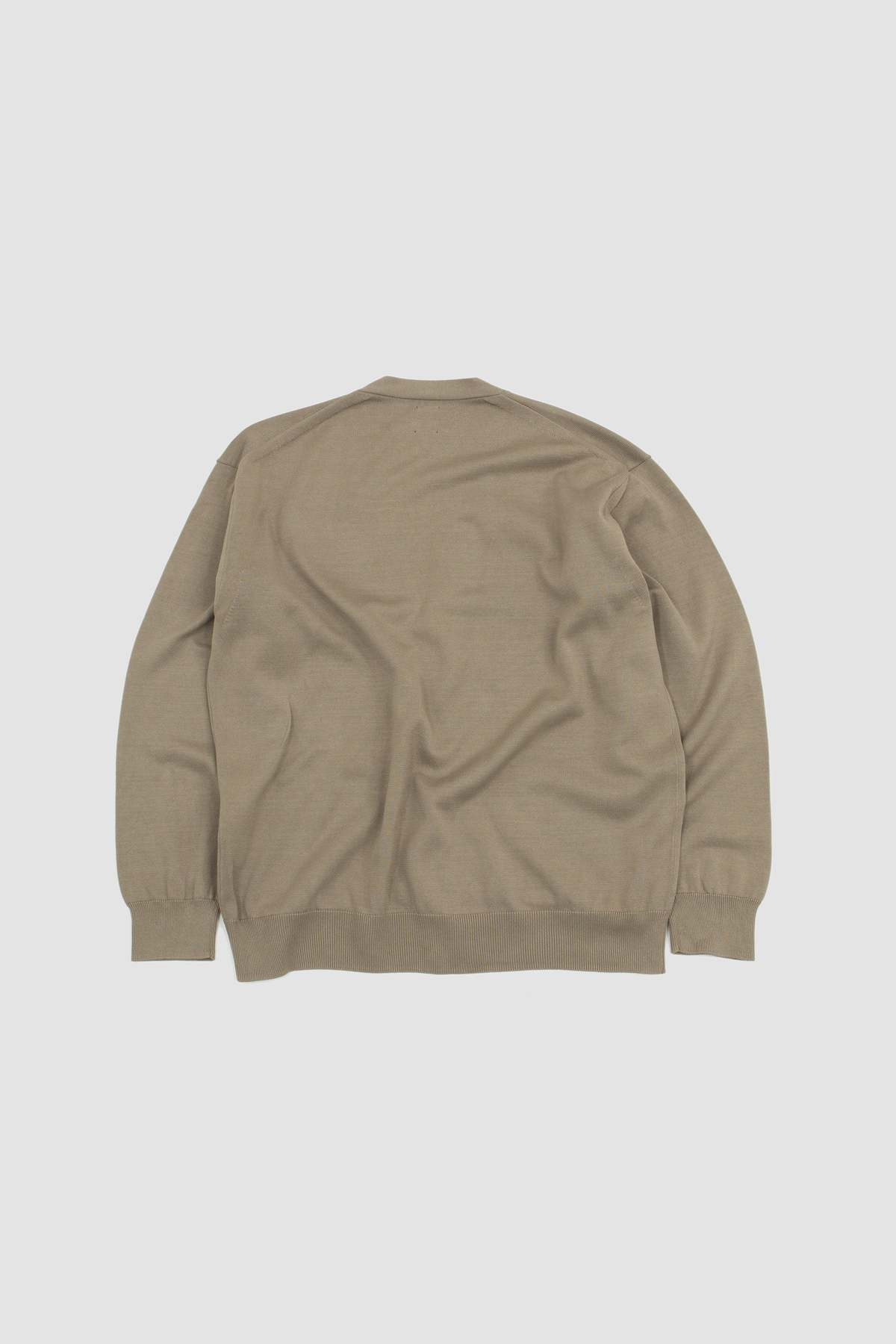 トップス BATONER SEA COTTON VNECK CARDIGAN Batoner Seaisland Cotton V Neck Cardigan - Beige | Garmentory