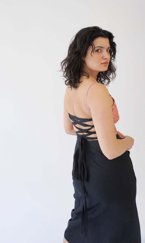 Lace Overlay Marilyn Top | Garmentory