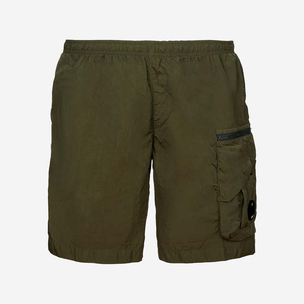 CP company Eco-Chrome R Utility Lens Swim Shorts - Ivy Green