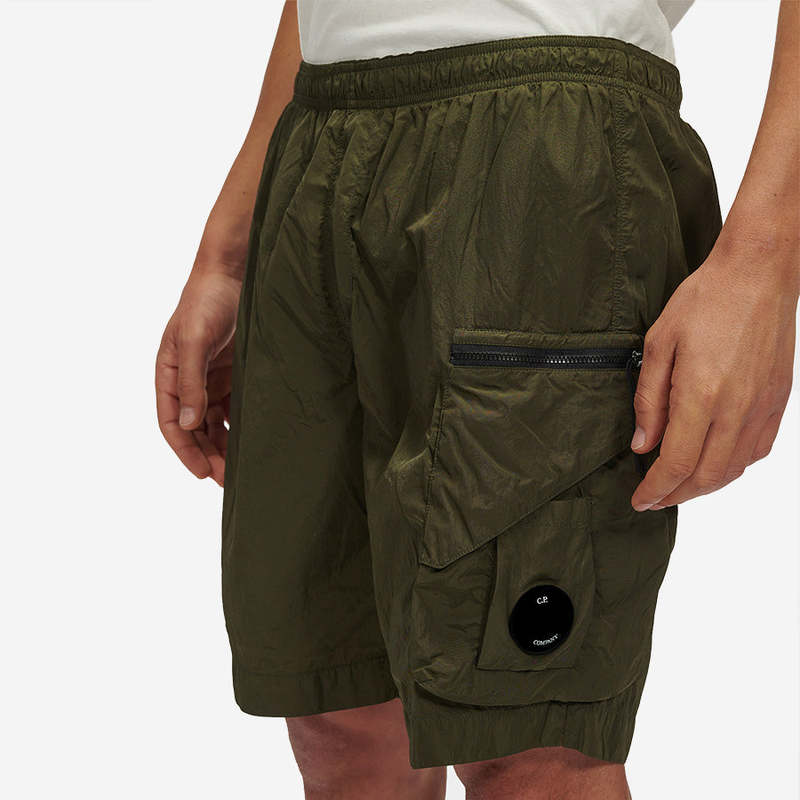 CP company Eco-Chrome R Utility Lens Swim Shorts - Ivy Green