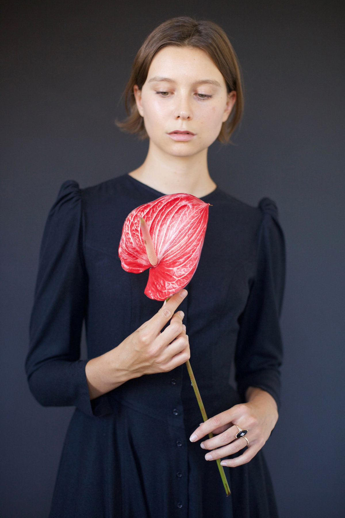 Town Clothes Rosa Dress in Black - Image 2 of 7