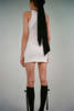 Sandy Liang Riblet Tank Dress - Blanc - Thumbnail 3