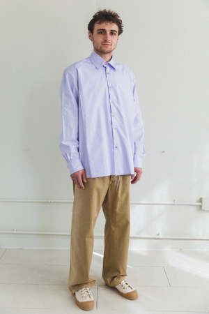 Camiel Fortgens Long Sleeve Pocket Shirt - Lilac | Garmentory