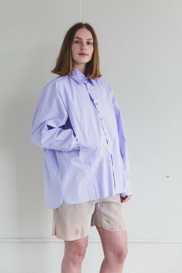 Camiel Fortgens Long Sleeve Pocket Shirt - Lilac | Garmentory