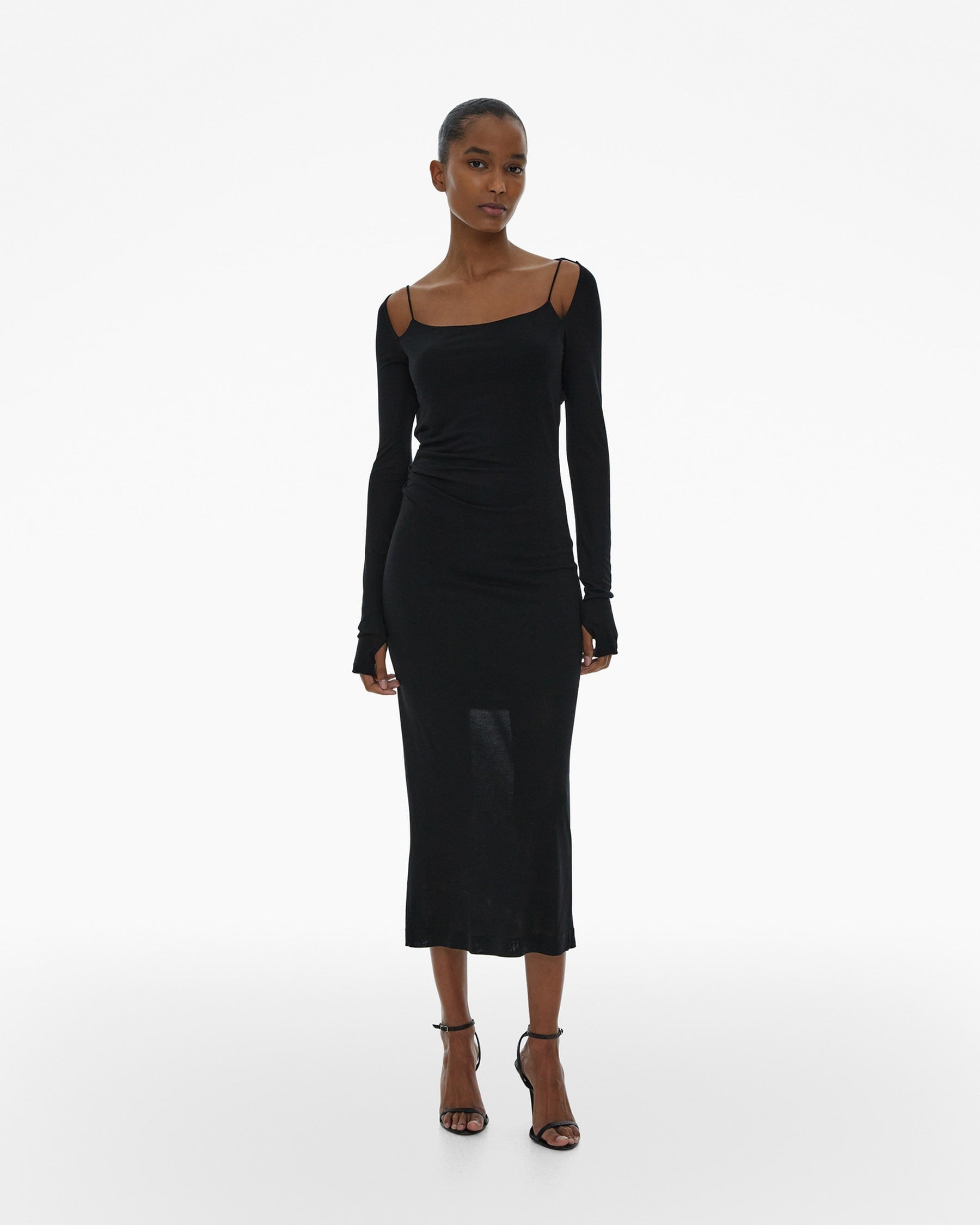 helmut lang one shoulder dress One-Shoulder Mini Dress