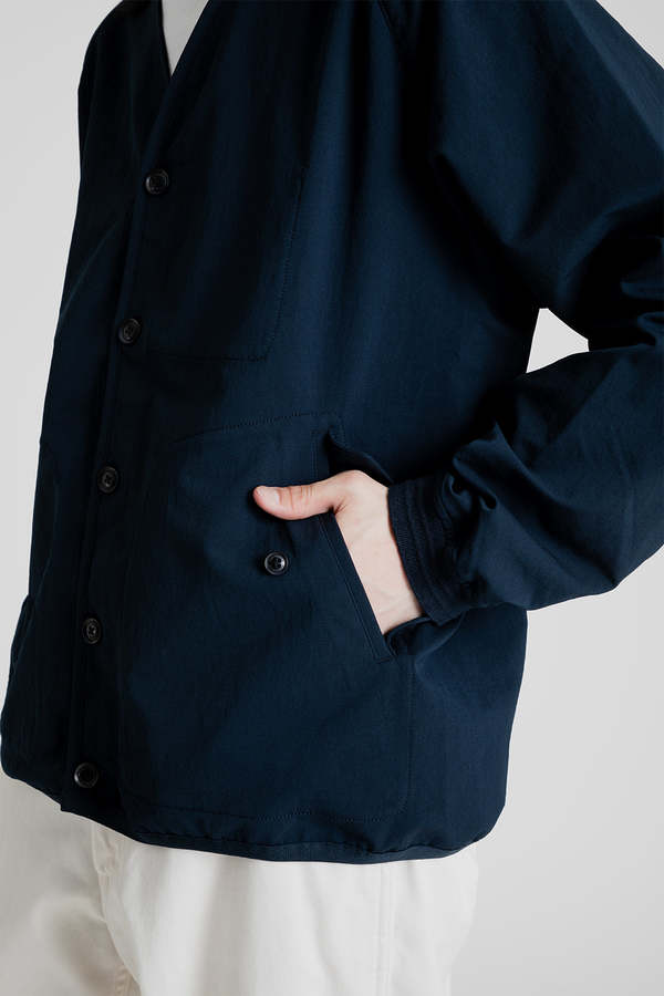 Nanamica Alphadry Cardigan - Navy | Garmentory