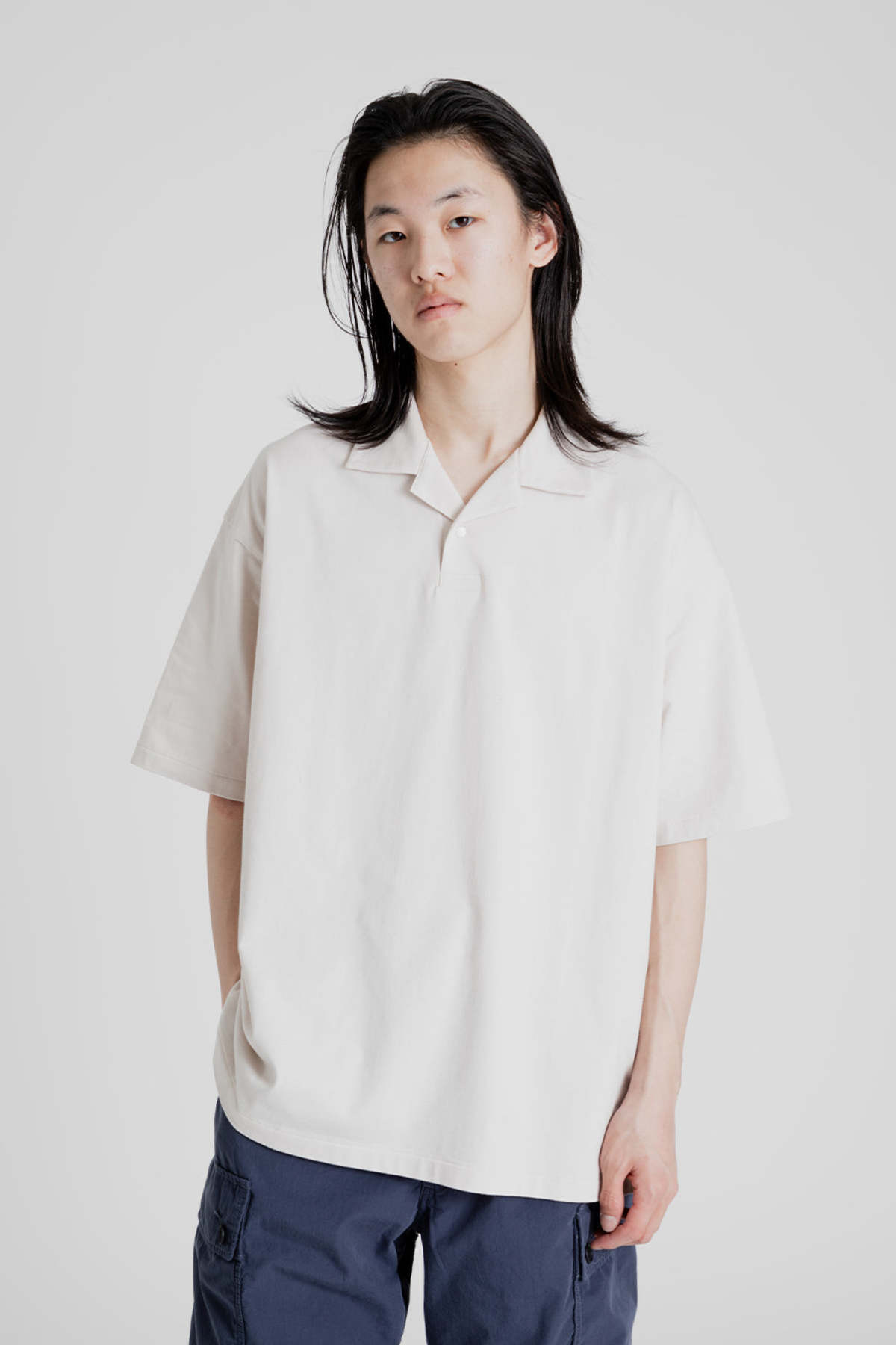 Nanamica Kodenshi Polo Shirt - Stone | Garmentory