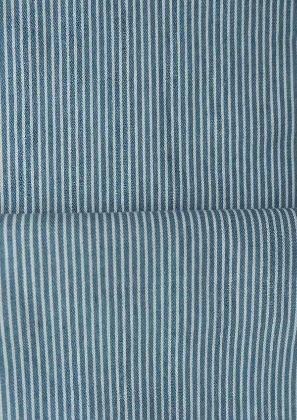 OhSevenDays Poche Shorts - Striped/Raw Blue