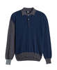 1205 Greige Knitted Cotton Shirt - Teal - Thumbnail 1