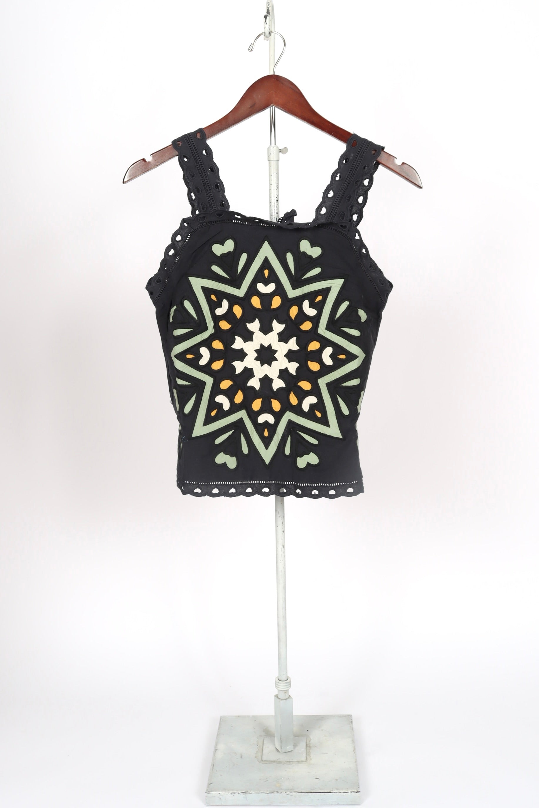 Sea NY Kaia Kaleidoscope Applique Tank - Sage | Garmentory