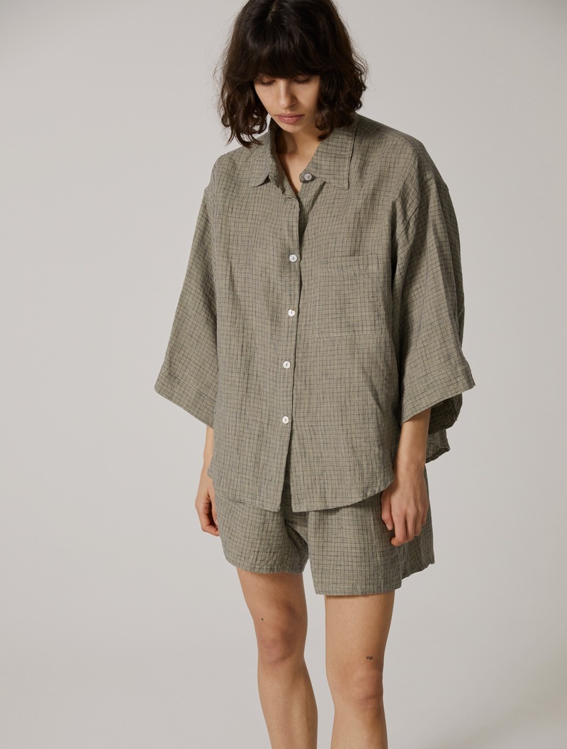 deiji studios linen dress