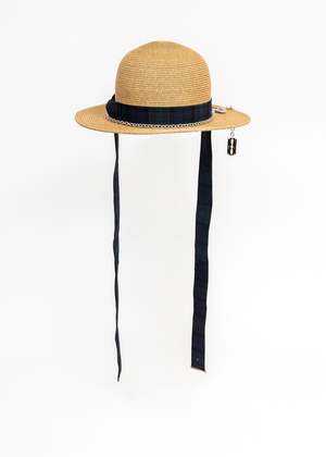 Kidill Ca4la Collaboration Straw Bowler Hat - Camel Brown | Garmentory
