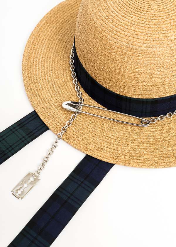 Kidill Ca4la Collaboration Straw Bowler Hat - Camel Brown | Garmentory