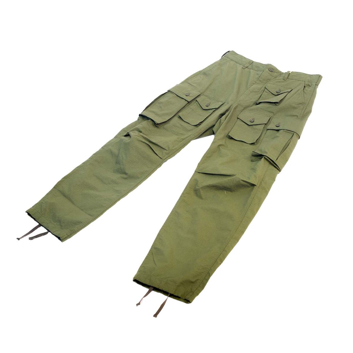 Engineered Garments Cotton Ripstop FA Pant - Olive | Garmentory