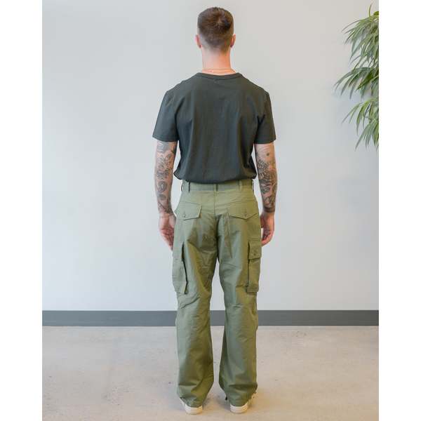 Engineered Garments Cotton Ripstop FA Pant - Olive | Garmentory