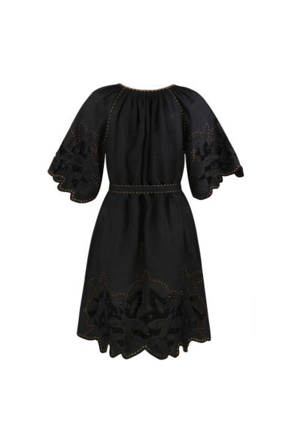 chinese dress ladies Celestial Multi-Wrap Lace Maxi Dress (Black)  Southern Alternative