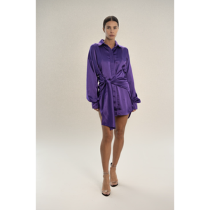 open lace back dress REMNANTS - Daphne floral lace fabric main image 1