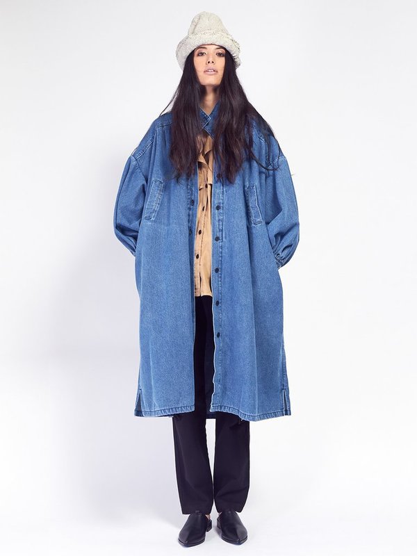 69 Pleated Coat Dress