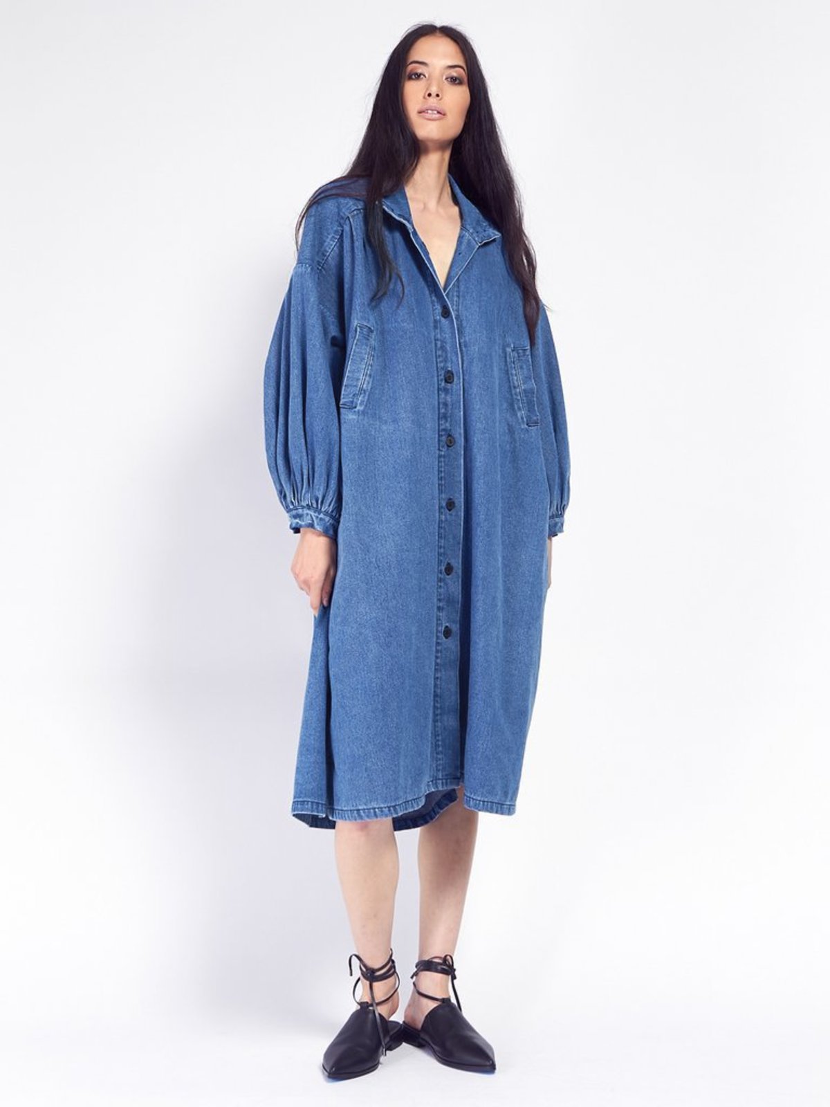 69 Pleated Coat Dress - Image 10 of 10