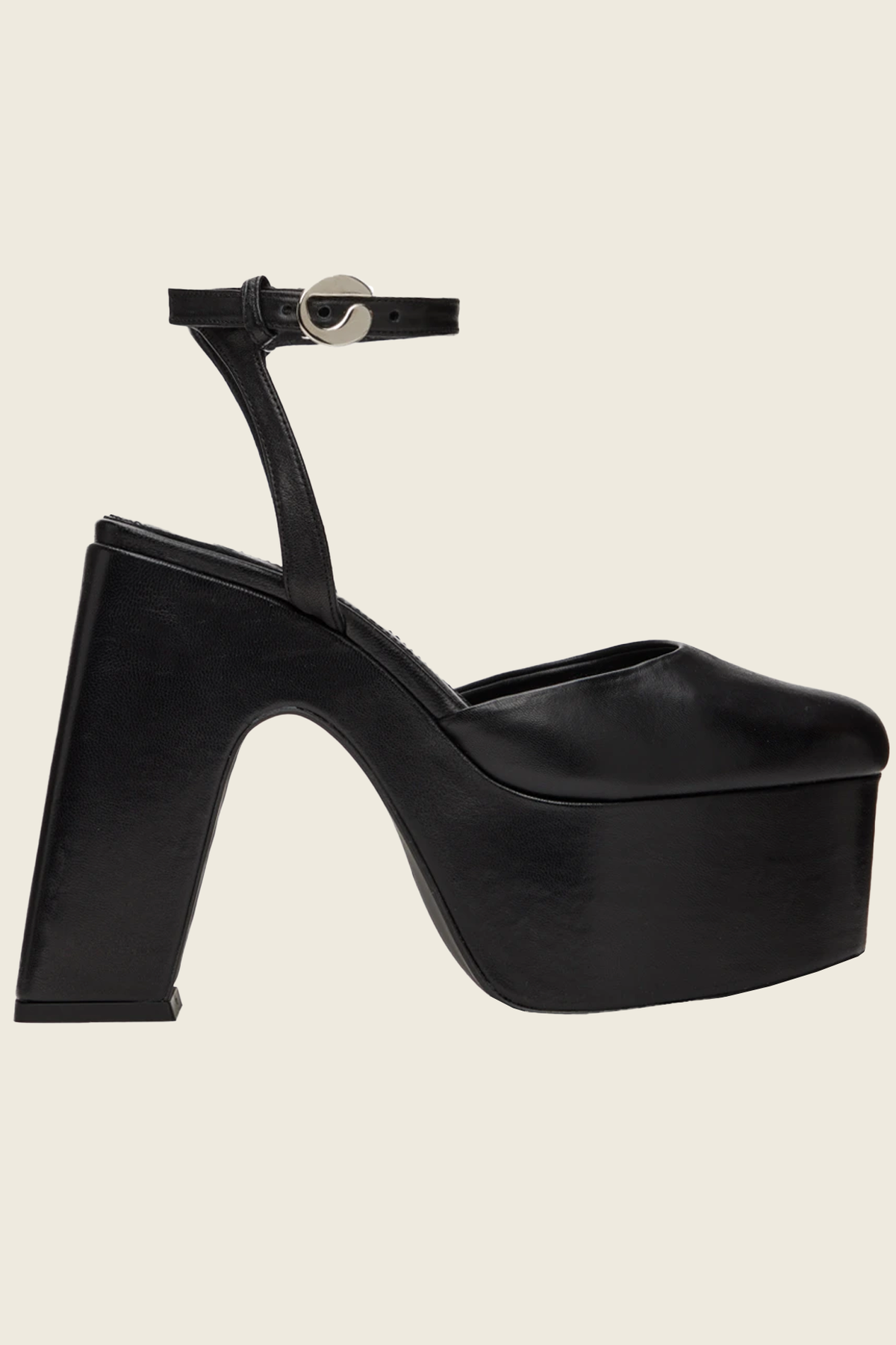 Coperni Bridge Platform Sandal - black | Garmentory