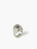 John Varvatos Signet Ring - Silver/Black - Thumbnail 4