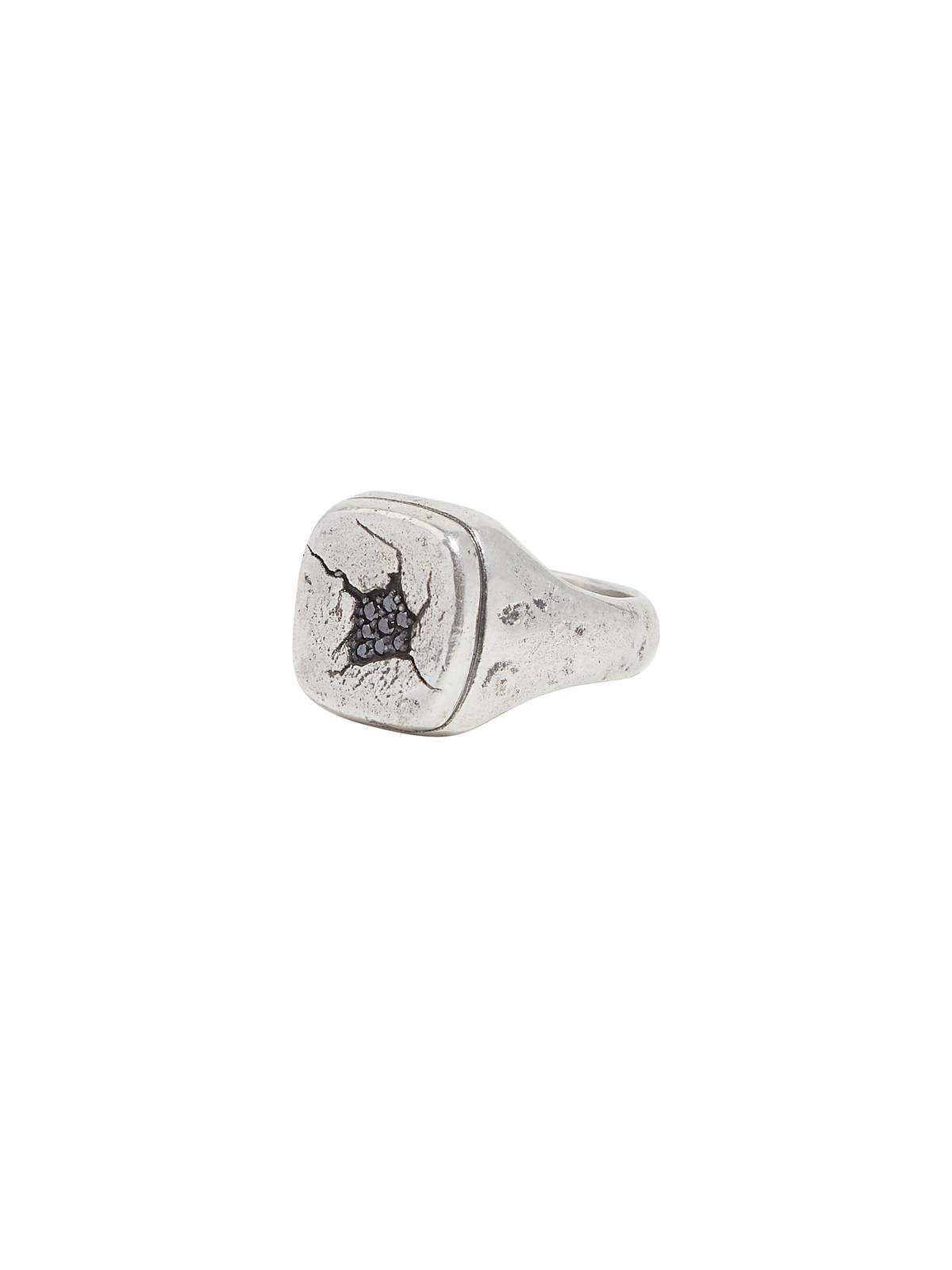 John Varvatos Signet Ring - Silver/Black - Image 5 of 5