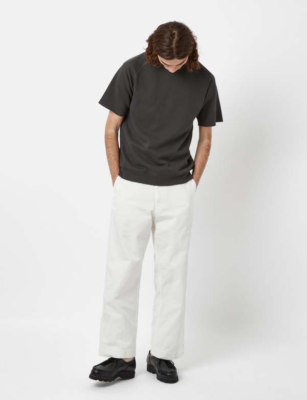 Beams Plus MIL Trousers Herringbone - White | Garmentory