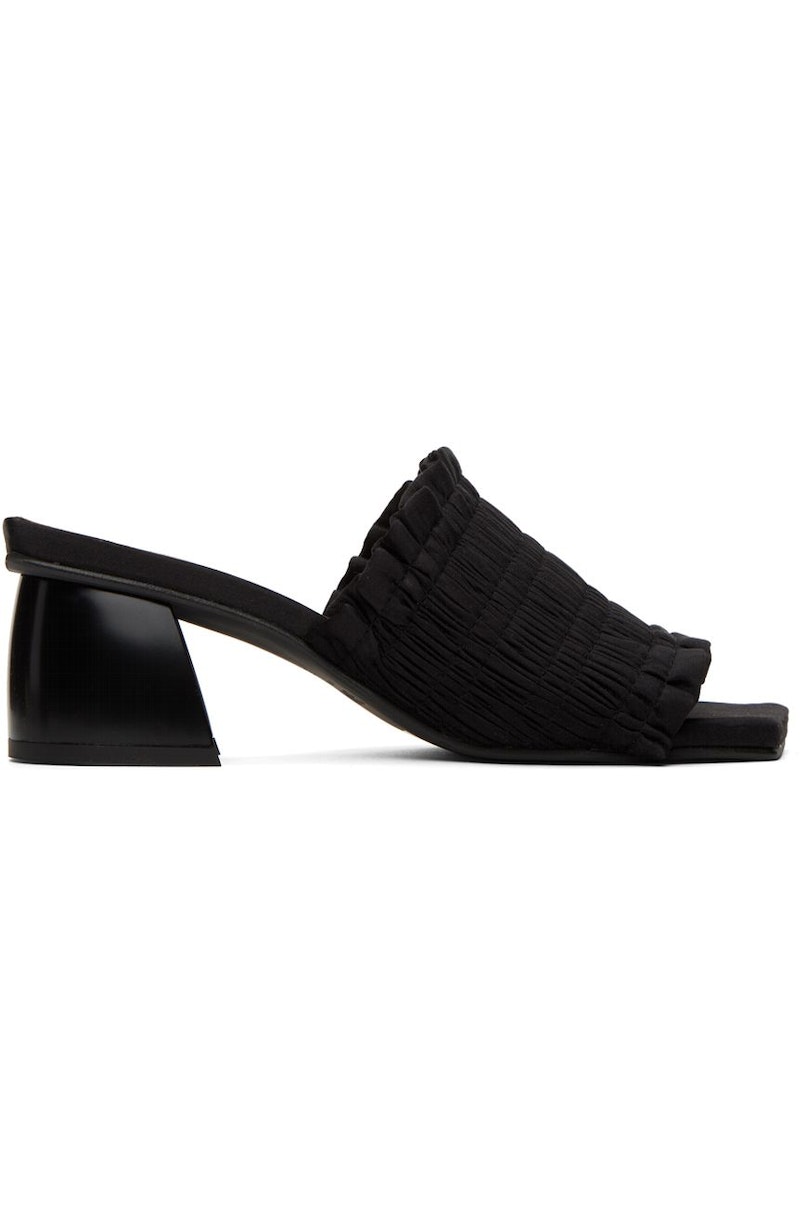 【関税込み】GANNI ゴールド スモック ミュール GANNI Smock Espadrille Wedge Sandals | endource