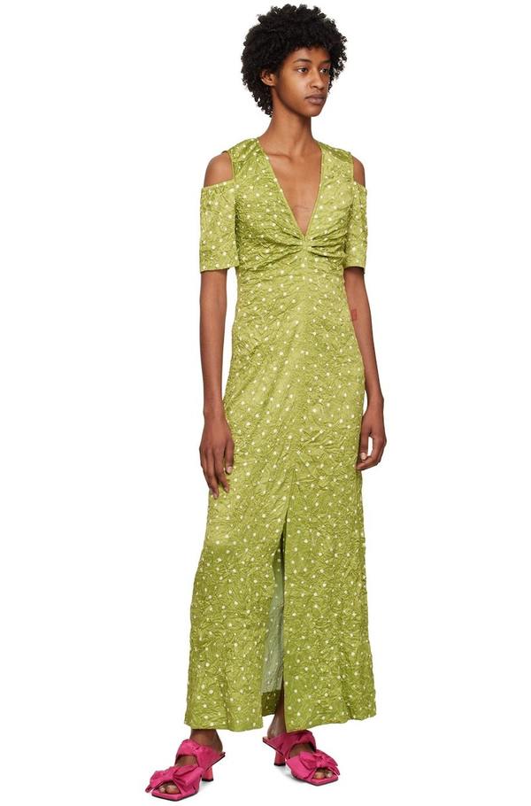 open lace back dress Ganni Mini Dress  Hemline Highland Road