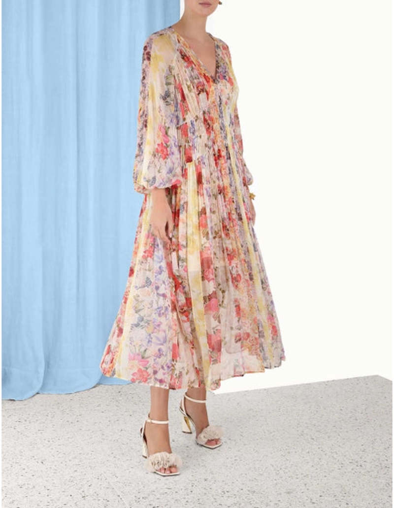 zimmermann wonderland midi dress Zimmermann Wonderland Floral Midi Dress