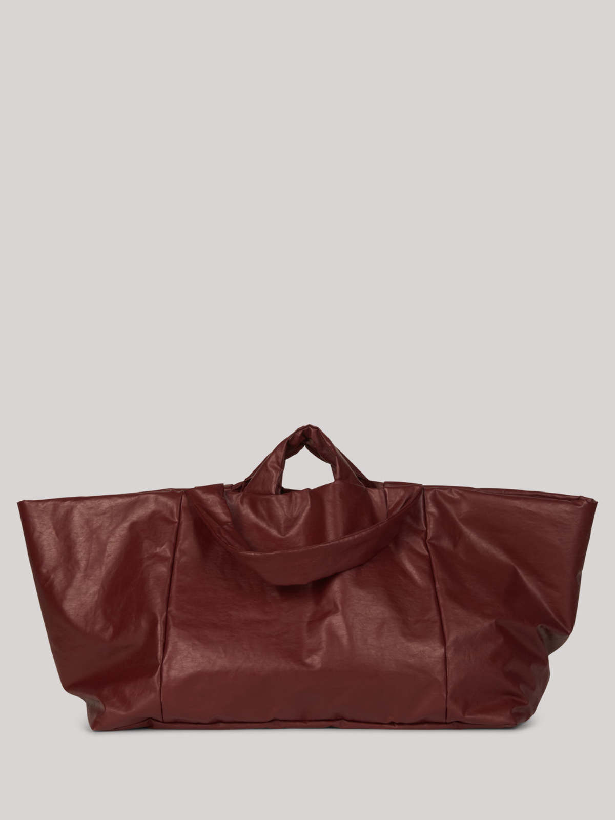 KASSL Editions Medium Tote Bag - Burgundy | Garmentory