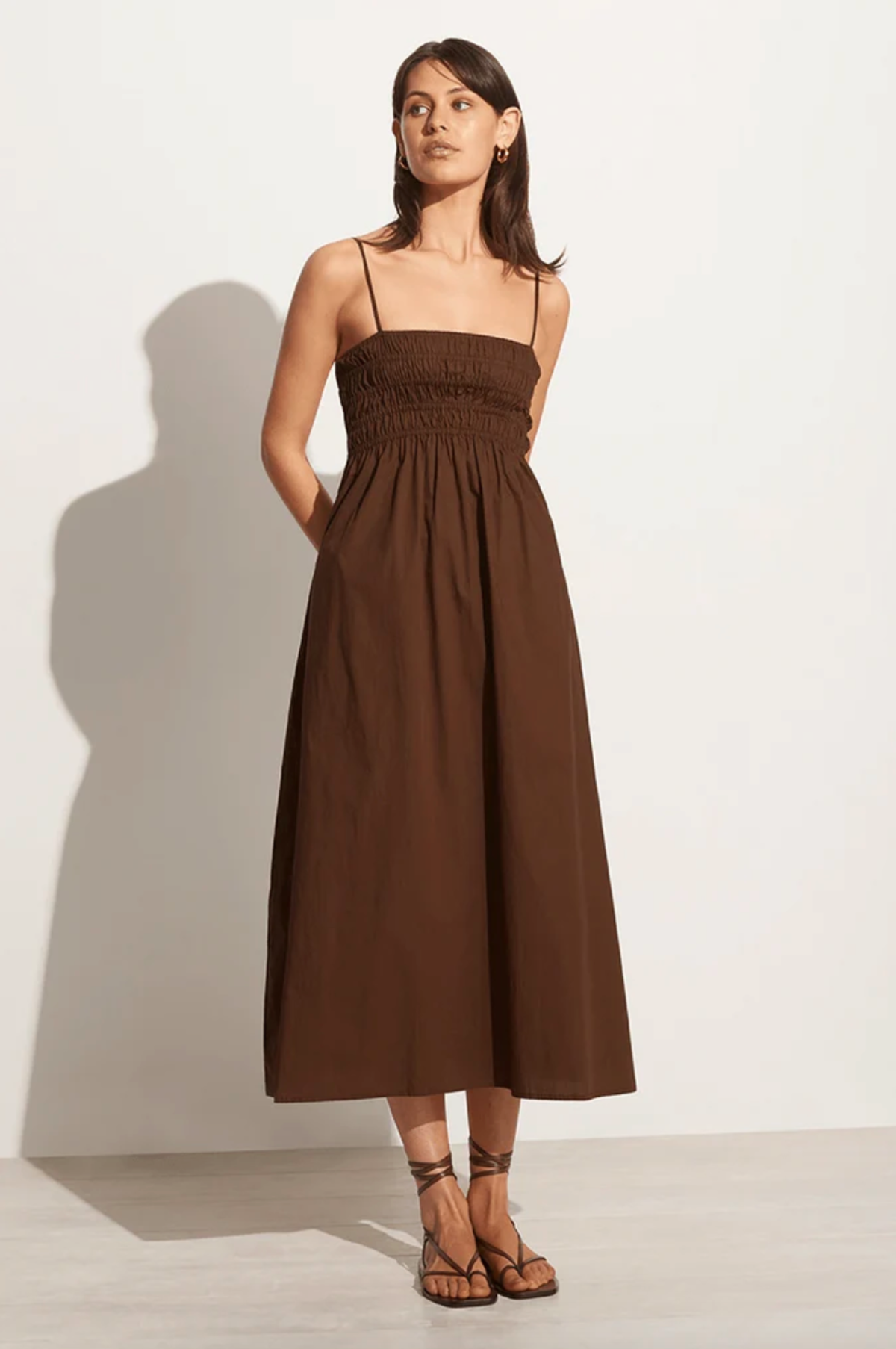 marieka midi dress faithfull the brand A classic silhouette of the season, the Marieka Midi Dress. Explore the latest Mirage arrivals online