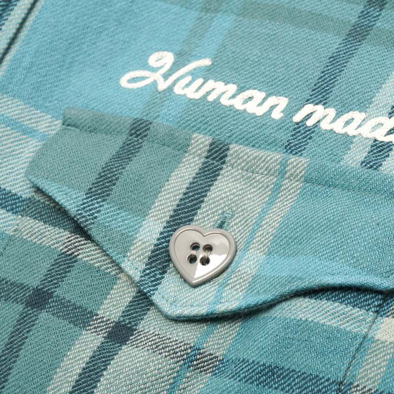 Human Made Checked Overshirt - Blue | Garmentory