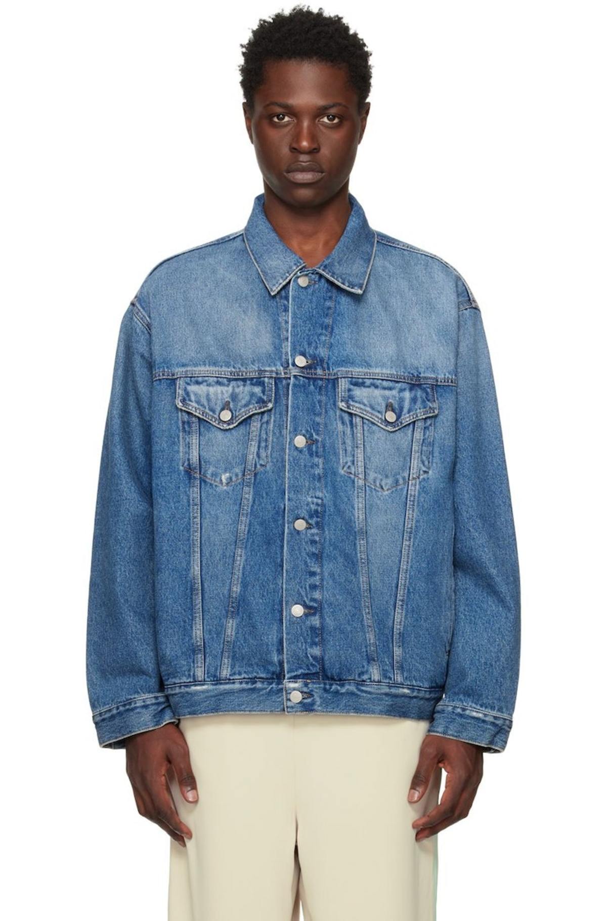 Acne Studios Rob Denim Jacket - Blue | Garmentory