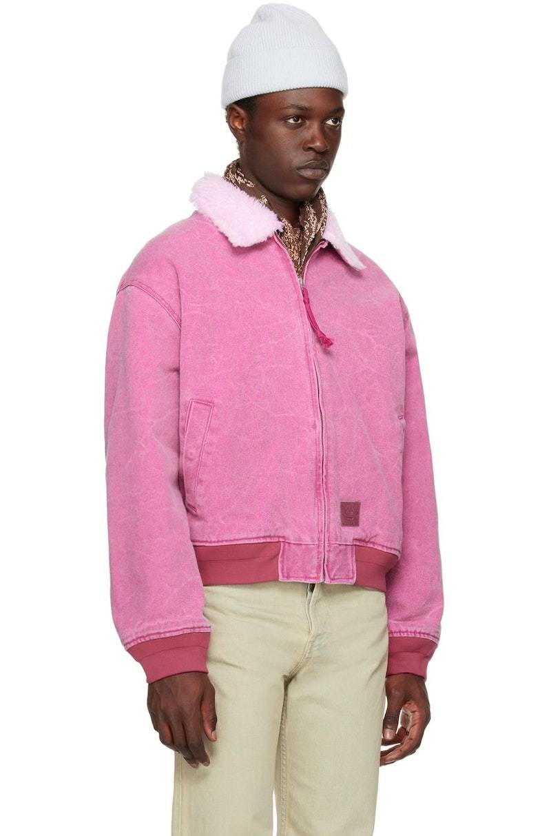 SALE✨ACNE studios✨ ピンクベージュパーカー✨ Acne Studios Patch Zip-Up Hoodie - Pastel Pink | Garmentory